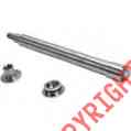 0214-0437 Flhx Flush-mount Adjure Tr Flht Fxs Axle Kit Front Fxst Flhr 08-14