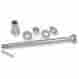 0214-0580 Drag Specialties Chrome 11.1875 In Rear Axle Kit