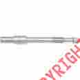 0214-0847 07-10 Drag Specialties Chrome Front Axle Kit For Harley 11-13 Fxs Fxst Softail