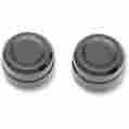 0214-0831 08-15 Drag Specialties Black Front Axle Caps Harley Sportster Xl 1200 883 Covers
