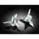 1234 Kuryakyn Spun Blade Spinning Pointed Axle Caps Pair