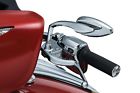 1707 Kuryakyn Chrome Pair Teardrop Mirrors For Metric Crusiers 737452438586