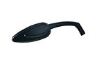 1708 Kuryakyn Satin Black Pair Teardrop Mirrors For Harley 737452438630