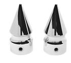 2536-2 Colony Piked Axle Covers Front Chrome Harley Davidson