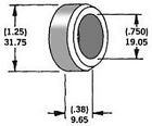43358-83a 339299 Harddrive Axle Spacer Zinc