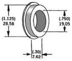 43548-74 339300 Harddrive Axle Spacer Zinc