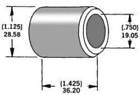 X1.425 339302 Harddrive Axle Spacer Zinc