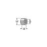 339304 Harddrive Axle Spacers Zinc