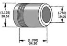 43683-97 339306 Harddrive Axle Spacer Zinc