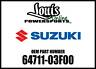 64711-03f00 Suzuki Abs Axle Rear New Oem 718721782388