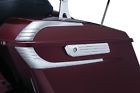 6986 Kuryakyn Tri-line Saddlebag Hinge Covers Chrome For Harley 737452439255