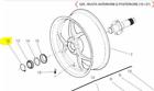 75910222a Ducati Oem Rear Wheel 708088768101