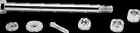 79-99 Drag Specialties Chrome Rear Motorcycle Axle Kit Harley Sportster Xl Xlh