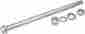 8419257 Drag Specialties Ds Chain Drive Axle Kit Rear Chrome Harley Flhs Sport 1981-1982