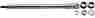 8725247 Drag Specialties Ds Chrome Axle Kit Front Harley-davidson Fxst Softail 1984-1990