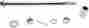 8725279 Drag Specialties Ds Chrome Axle Kit Rear Harley Flstsc Springer Classic 2005-2007