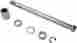 8732708 Drag Specialties Ds Chrome Axle Kit Rear Harley Flstsb Cross Bones 2008-2011