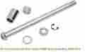 8732715 Drag Specialties Ds Chrome Axle Kit Rear Harley Fxdc Dyna Custom 2008-2014