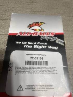 22-52108 All Balls Racing Bearing Kit