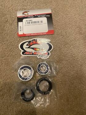 25-1083 All Balls Racing Front Wheel Bearing Kit For Honda 250 400 450