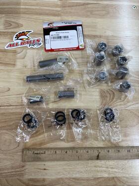 27-1182 All Balls Shock Linkage Bearing Kit Crf250l 13-20 Abs Rally Rla Honda Bushing