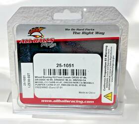 25-1051 All Balls Racing Wbk2501 Wheel Bearing Kit Front Suzuki Dr350 97-99 Dr350se