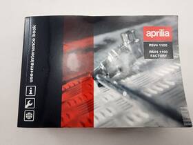 2q000444 Aprilia 2q00044 2021 Rsv4 1100 Owners Manual - Oem Use Maintenance Book