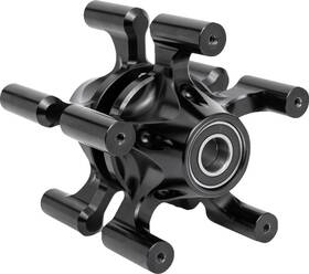 71-660 Arlen Ness Spider Hub Kit For Front Wheels - Black Anodized