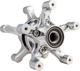 71-661 Arlen Ness Spider Hub Kit For Front Wheels - Chrome