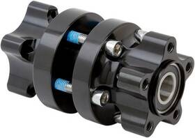 71-702 Arlen Ness Cartridge Rear Hub Kit Black Single Disc Harley Fxd 08-17