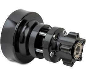 71-704 Arlen Ness Black Cartridge Hub Kit For Rear Wheel