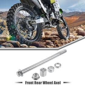 Automall Tech 767153068386 1 Set Atv Front Rear Axle With Bushing And Screw Bolt M12 170mm Wheel
