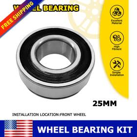 Xpd-lg-48945 Auxito For 21 Inch Wheel Silver 25mm Metal Bearing Harley Bike Models 1pcs