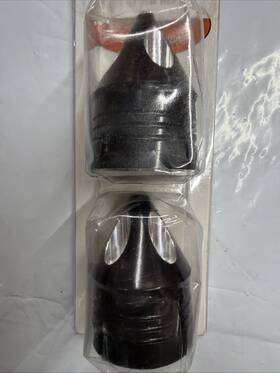 Avon 717163782079 Spike 7/8 Black Anodized Axle Nut Covers Axl-spk-ano-78 See Pic For Fitment