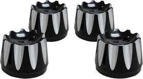Hbc-304-ano-ex Avon Grips Excalibur Head Bolt Covers Black #hbc-304-ano-ex Harley Davidson