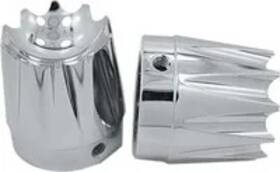 96jhx1kt2u Avon Tire Excalibur Chrome 1in Axle Nut Cover For Road Glide Custom 15