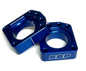 Bdp-ab11-blu Bdp Racing Blue Axle Blocks Honda Crf 250/450 2009-2025 Made In U.s.a