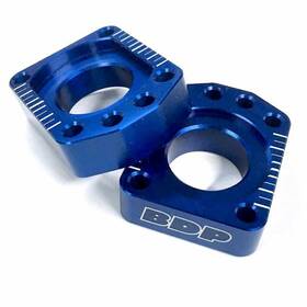 Bdp-by2-b Bdp Racing Blemished Blue Axle Blocks Yz 250f/450f 2009-2024 Made In U.s.a