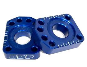 Bdp-by7-b Bdp Racing Blue Axle Blocks Yamaha Yz65 2018-2025 Made In U.s.a