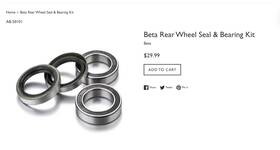 Ab-50101 Beta Rear Wheel Seal And Bearing Kit