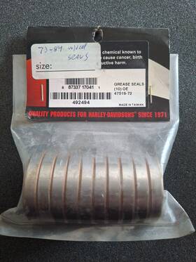 Oe47519-72 Bikers Choice 492494 B/c 49-2494 Wheel Seals Fl- Fx Models 73 Thru 85 Sold In Sets