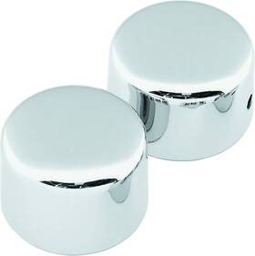 Bikers Choice 492785 Chrome Axle Cap Set For Harley Davidson Big Twin 2008-2009