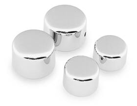72286s1 Bikers Choice Custom Front Axle Cap Set