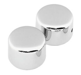 302723 Bikers Choice Front Custom Axle Cap Sets Chrome
