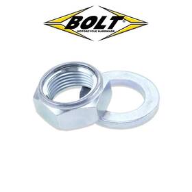 Axn18 Bolt Mc Hardware 18mm Rear Locking Axle Nut And Washer For 86-98 Yamaha Yz125 82-98 Yz250