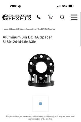 8180124141.5na3in Bora Aluminum 3in Spacers For Truck 4