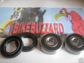Brp-301-2 Buzzard Racing Parts Husqvarna 125 250 360 390 400 450 12mm Axle Front Wheel Bearings And Seals New