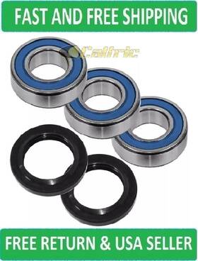 Br100aa2002 Caltric Rear Wheel Ball Bearings Seals Kit For Suzuki Rm125 2000-2008