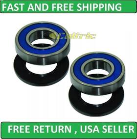 Br106aa2063 Caltric Rear Wheel Ball Bearings Seals Kit For Kawasaki Kx125 1986-1996