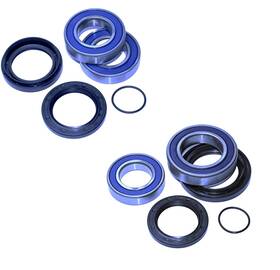 Br108aa2032 Caltric Front And Rear Wheel Bearing Seal Kit For Yamaha Kodiak 400 Yfm400 4wd 2000-02